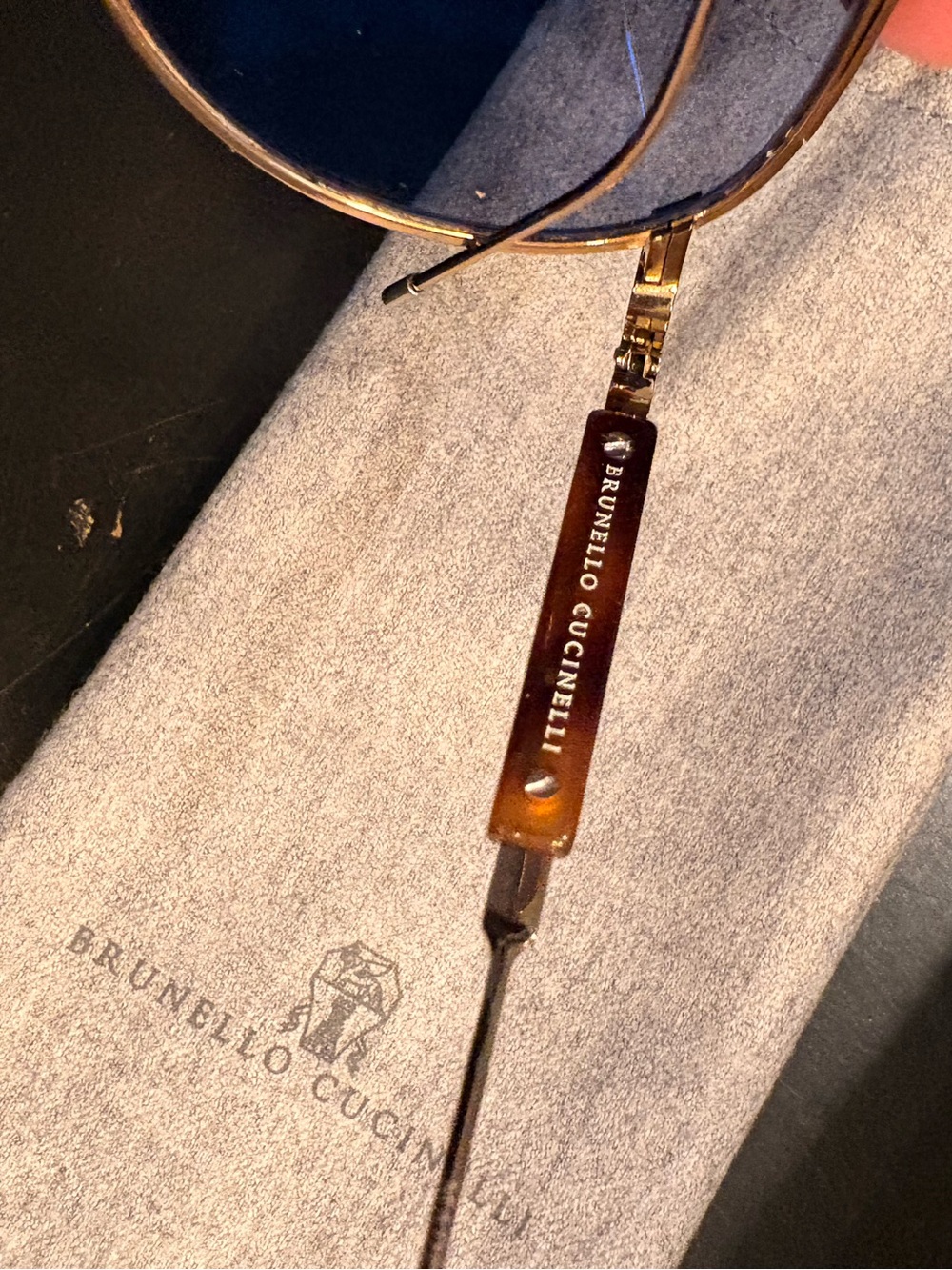 Brunello Cucinelli Round Metal Sunglasses - Picture 3 of 10